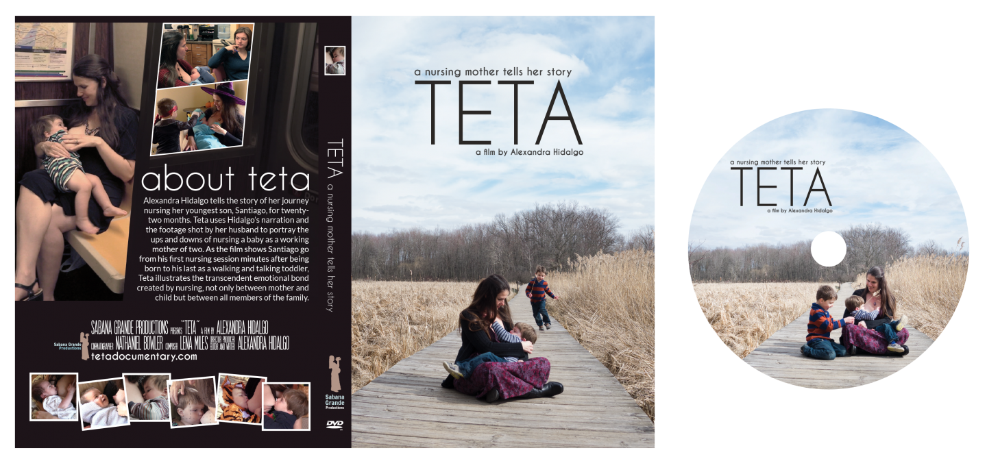 Artwork for the Teta DVD case and disc.
